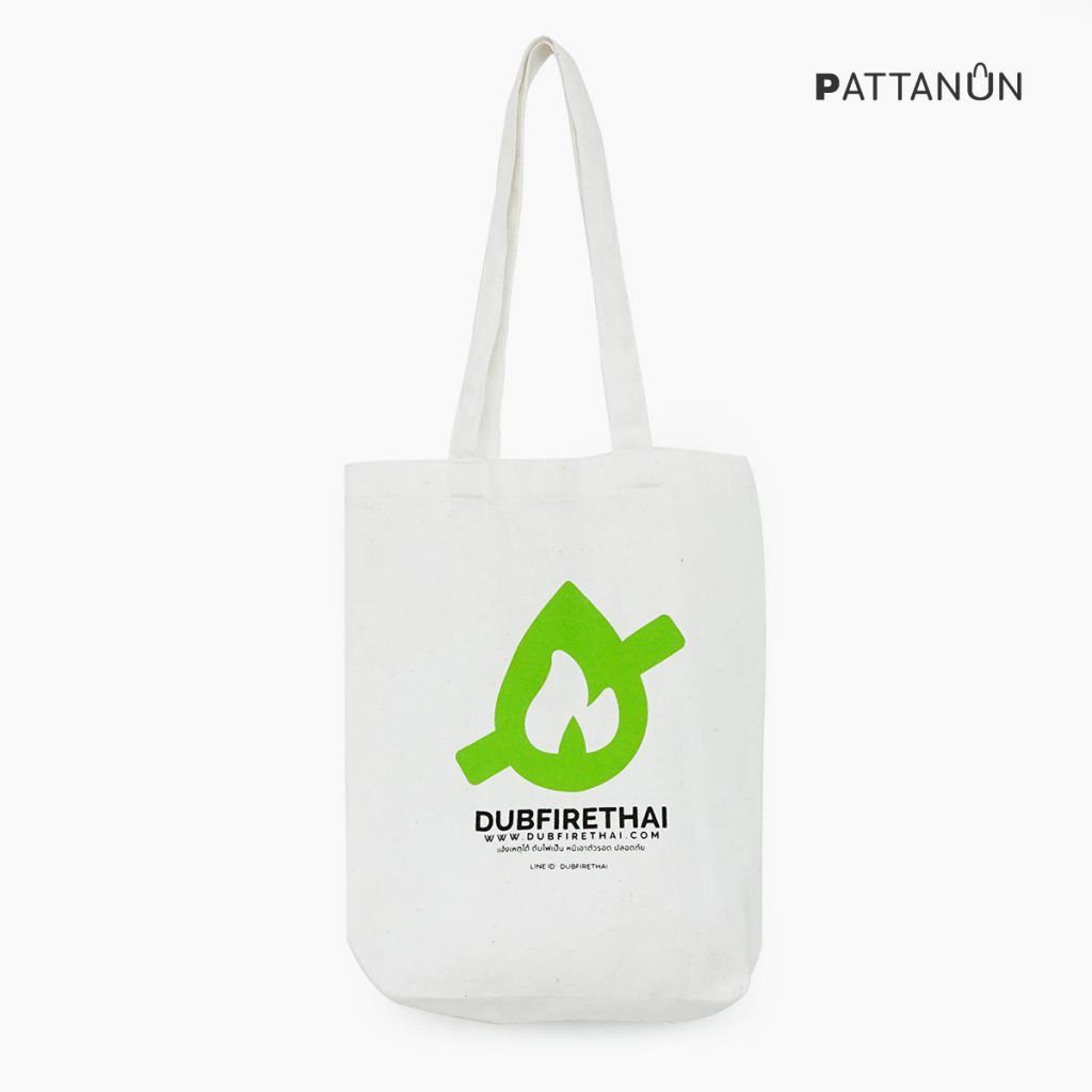 ถุงผ้าดิบ สกรีน Dubfirethai