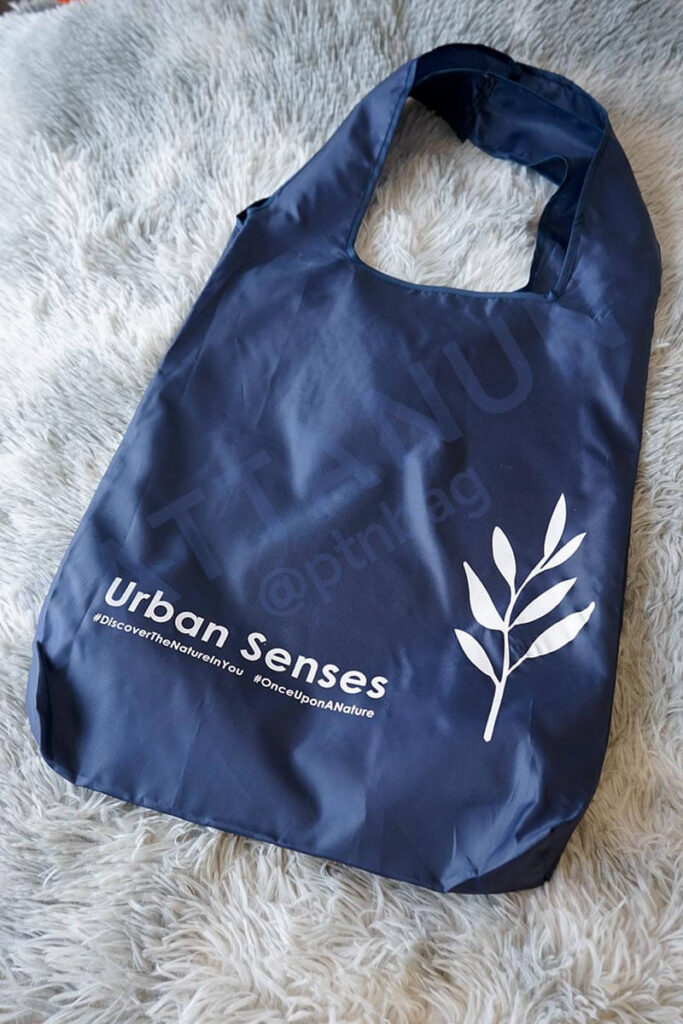 ถุงผ้า Urban Senses ถุงผ้าพับได้ สกรีนโลโก้