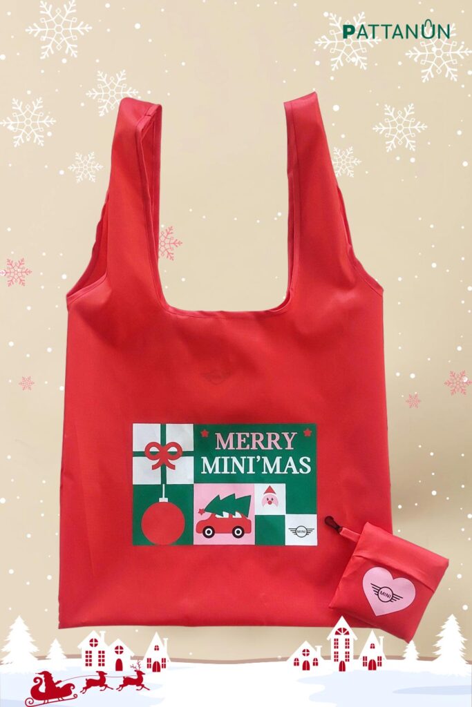 ถุงผ้า กระเป๋าผ้าร่มพับได้ แจกเทศกาลคริสมาส ปีใหม่ ถุงผ้า กระเป๋าผ้าร่มพับได้ แจกเทศกาลคริสมาส ปีใหม่